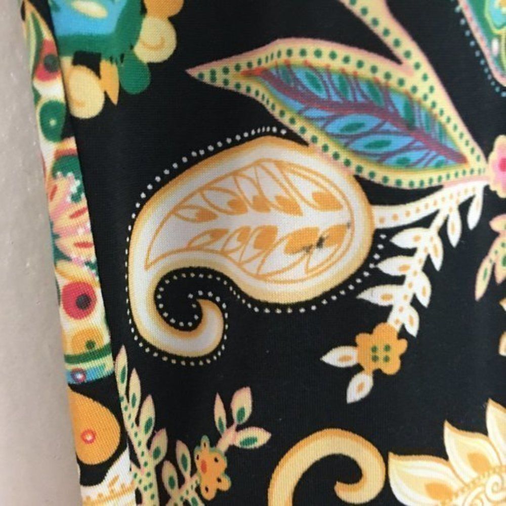 Yelete Leggings Paisley Festival Wear Hippie OS One Size - Picture 5 of 11